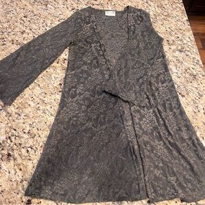 Joyfolie Ximena Duster in Dark Olive Girls Size 14